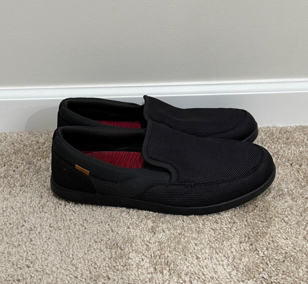 Reef Cushion Coast Mesh Men’s Slip-On Shoes Black Size 11